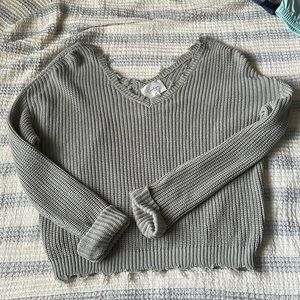 Cropped sweater